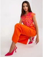 DHJ nohavice SP 15679.01X oranžová