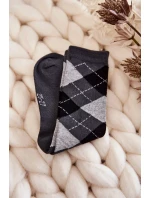 Mládežnické vysoké kostkované ponožky 5-balení vícebarevné Mládežnické vysoké kostkované ponožky 5-balení vícebarevné