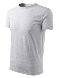 Klasické nové pánske tričko svetlo šedé