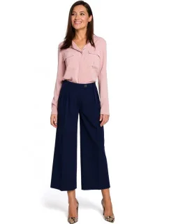 Dámske nohavice S139 Dark Blue - Stylove