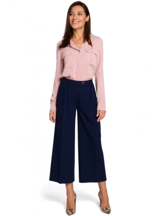 Dámske nohavice S139 Dark Blue - Stylove