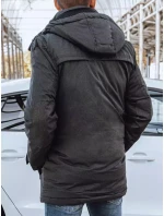 FashionStreet tmavosivá pánska zimná bunda TX4282