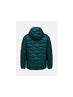 Pánska péřová bunda PEAK PERFORMANCE M Helium Down Hood Jacket, zelená farba Pánska péřová bunda PEAK PERFORMANCE M Helium Down Hood Jacket, zelená farba