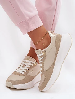 Dámske tenisky na platforme GAP PENELOPE GPW6155300049 Beige