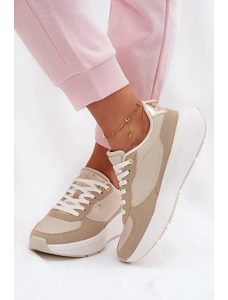 Dámske tenisky na platforme GAP PENELOPE GPW6155300049 Beige Dámske tenisky na platforme GAP PENELOPE GPW6155300049 Beige