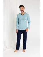 Regina 495 dlhé/r M-XL Z25/26 pánske pyžamo