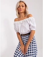 Šaty LK SK 506358.21P biela a tmavomodrá