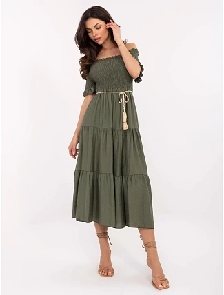 Šaty MI SK A2609.96 khaki Šaty MI SK A2609.96 khaki