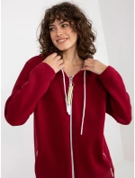 Mikina RV BL 4742.20P bordová