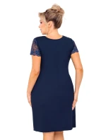 Nočná košeľa Livia Plus Dark Blue - Donna