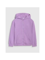 Dievčenská mikina s kapucňou 4F 4FJRAW25TSWSF2466-51S