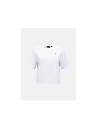 Dámske tričko PEAK PERFORMANCE W Light Tee, biela farba Dámske tričko PEAK PERFORMANCE W Light Tee, biela farba