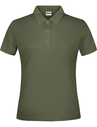 Daiber JN 791 Dámske polo tričko z piké 02.0791 olivová Daiber JN 791 Dámske polo tričko z piké 02.0791 olivová