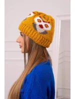 Dámska čiapka Ofelia K349 mustard