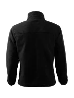 Pánska fleecová bunda čierna 01 (štítok značky)