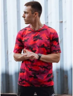 FashionStreet červené moro pánske tričko RX5591