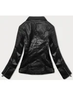 Čierna bunda ramoneska (11Z8009) Čierna bunda ramoneska (11Z8009)