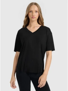 Dámske modalové tričko oversize 4F 4FRAW25TTSHF3283-21S