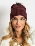 Dámska čiapka AT CZ 173501 gaštanová Dámska čiapka AT CZ 173501 gaštanová