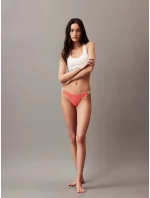 Dámske tangá 000QD5157E TBK coral - Calvin Klein