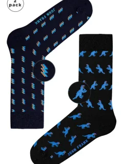 Pánske ponožky John Frank JF2LS21W53 2Pack