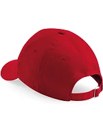Beechfield B 20 6-panelová sendvičová čiapka „Athleisure“ 53.0020 klasická červená/biela