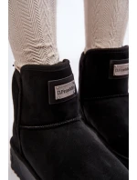 Wegańskie Wodoodporne Śniegowce Na Platformie D.Franklin DFSH371004 Czarne