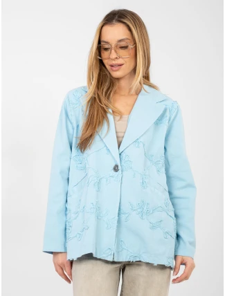 Blejzr IT MA FL9992.97 svetlomodrý Blejzr IT MA FL9992.97 svetlomodrý