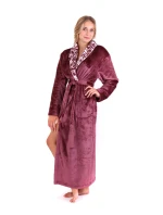 Dámsky župan Flora 2556 4853 mauve wine - Vestis