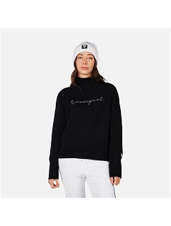 Dámsky sveter ROSSIGNOL W SIGNATURE SWEATER, čierny
