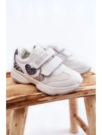 Dziecięce Buty Sportowe Na Rzepy Big Star KK374022 Białe