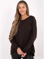 Mikina RV BL 5850.11X tmavohnedá