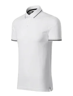 Jednofarebná polokošeľa Perfection biela