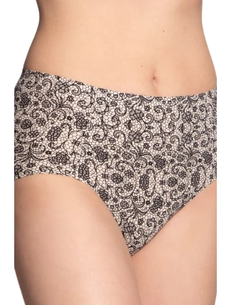 DÁMSKE MIDI NOHAVIČKY L-POL5033MD-N