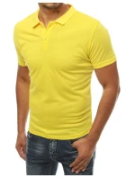 Pánske žlté polo tričko FashionStreet PX0314 Pánske žlté polo tričko FashionStreet PX0314