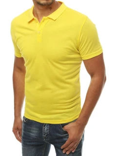 Pánske žlté polo tričko FashionStreet PX0314