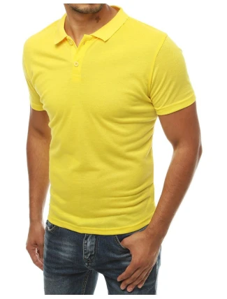 Pánske žlté polo tričko FashionStreet PX0314 Pánske žlté polo tričko FashionStreet PX0314