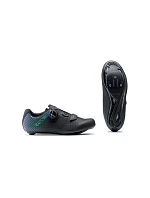 Cyklistické topánky NORTHWAVE Core Plus 2 Wmn – čierne/modré, dámske Cyklistické topánky NORTHWAVE Core Plus 2 Wmn – čierne/modré, dámske