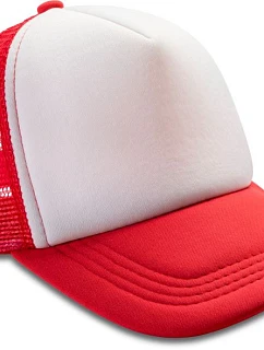 Result Headwear RC 089X 5-panelová sieťovaná čiapka „Detroit“ 28.089X červená/biela