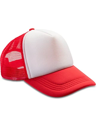 Result Headwear RC 089X 5-panelová sieťovaná čiapka „Detroit“ 28.089X červená/biela