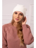 Dámska čiapka Lorena K377 ecru