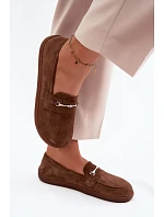 Kožené mokasyny Barefoot Z Zazoo hnědé