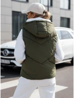 Dámska prešívaná vesta LIKEHUGS zelená FashionStreet TY4977