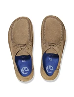 Birkenstock Pánske mokasíny UTTI LACE 1027274 GRAY TAUPE (štandardná šírka)