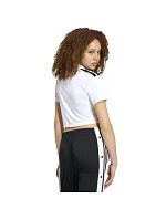 Dámske tričko adidas Juventus 26/27 Home Cropped Jersey, bielo-čierne, KB8878