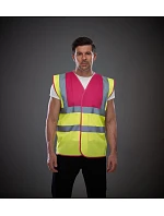 Yoko HVW 100 Hi-Vis bezpečnostná vesta 79.W100 čierna/výstražná žltá Yoko HVW 100 Hi-Vis bezpečnostná vesta 79.W100 čierna/výstražná žltá