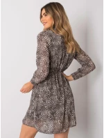 Šaty WN SK 18951 1.40X čierna a béžová