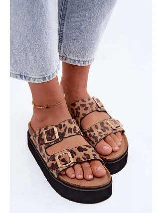 Šľapky na platforme, model 229729 Step in style