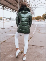 Dámska prešívaná zimná bunda PAGET zelená FashionStreet TY2400
