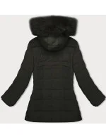 Dámska prešívaná zimná bunda J Style army (16M9119-136)